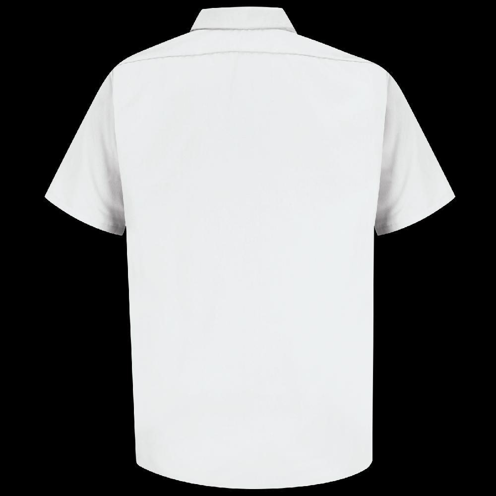 Red Kap Men's Short Sleeve Specialized Pocketless Polyester Work Shirt
