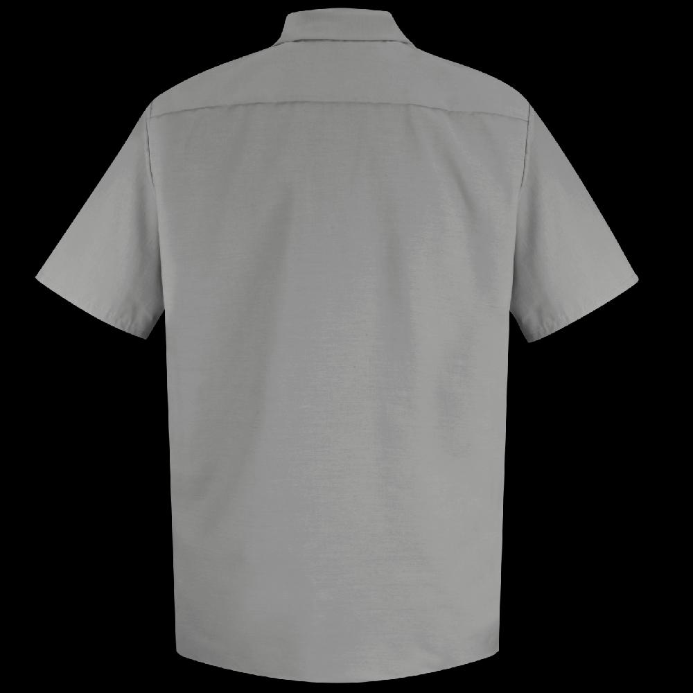 Red Kap Men's Short Sleeve Specialized Pocketless Work Shirt