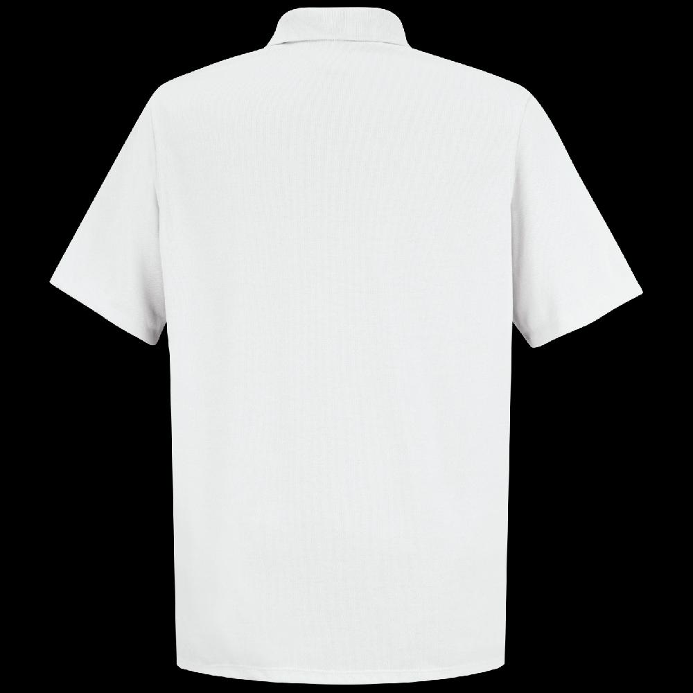 Red Kap Men's Short Sleeve Spun Polyester Pocketless Polo