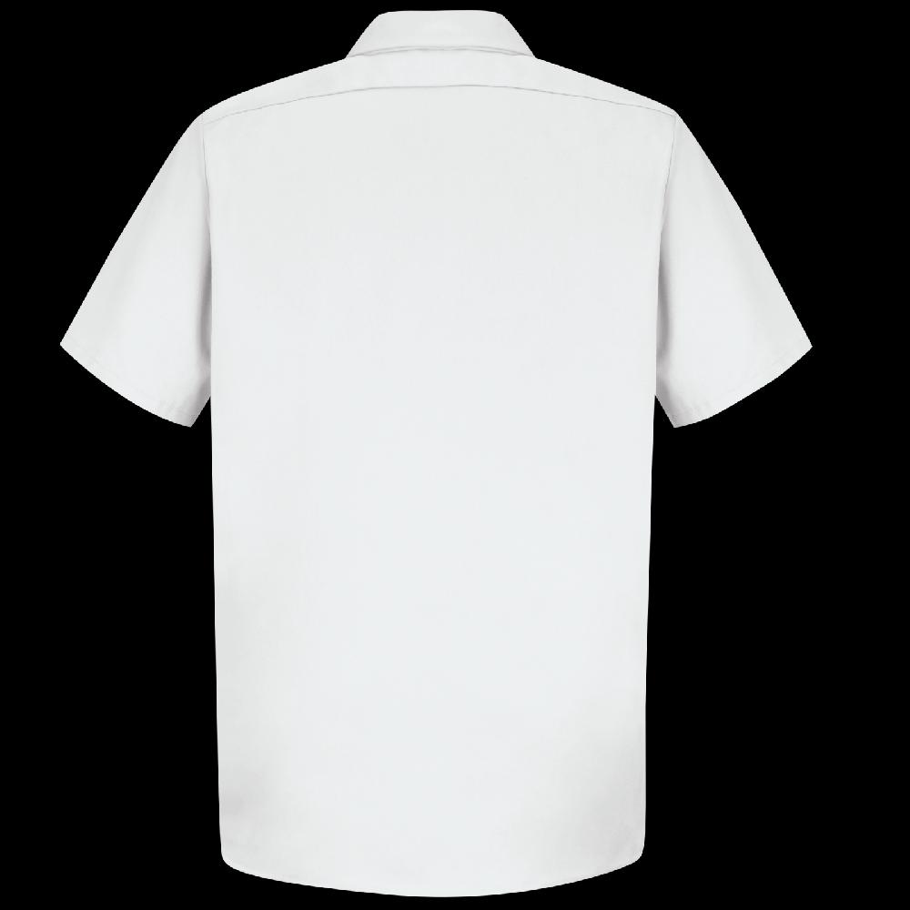 Red Kap Men's Short Sleeve Wrinkle-Resistant Cotton Work Shirt