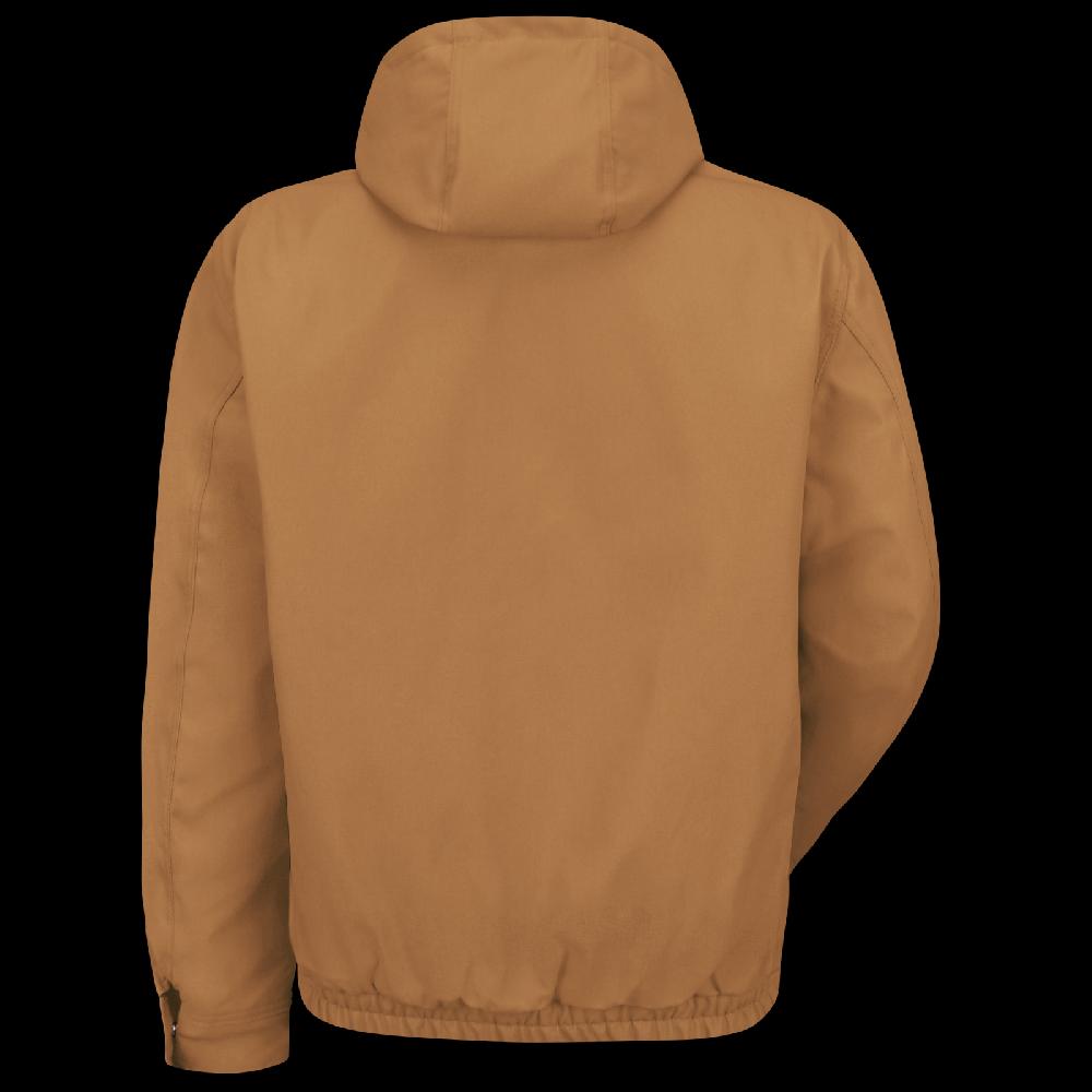 Red Kap Blended Duck Zip-Front Hooded Jacket