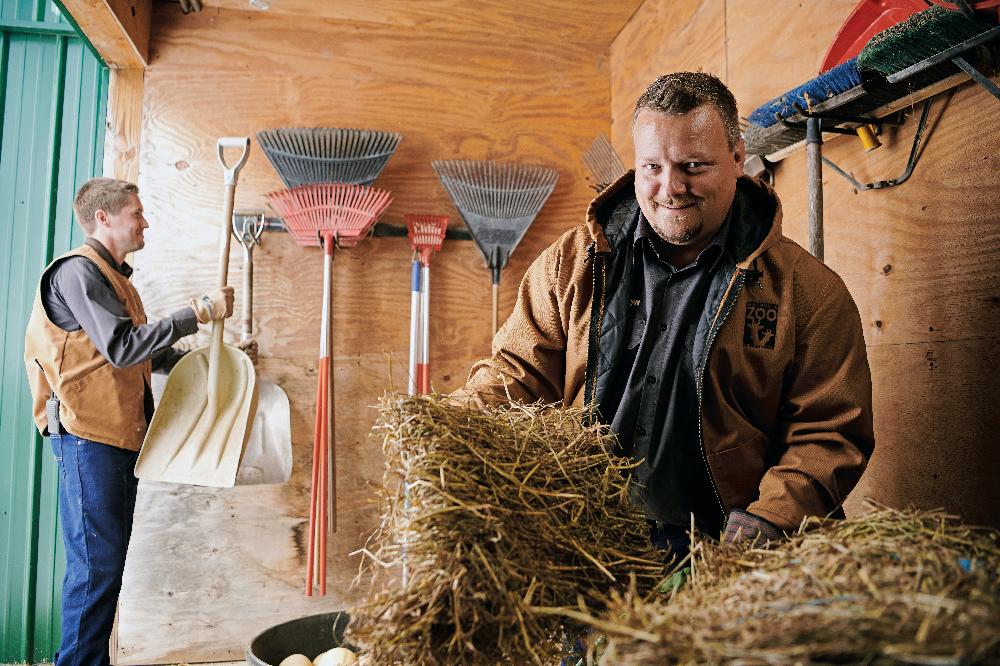 Red Kap Blended Duck Zip-Front Hooded Jacket