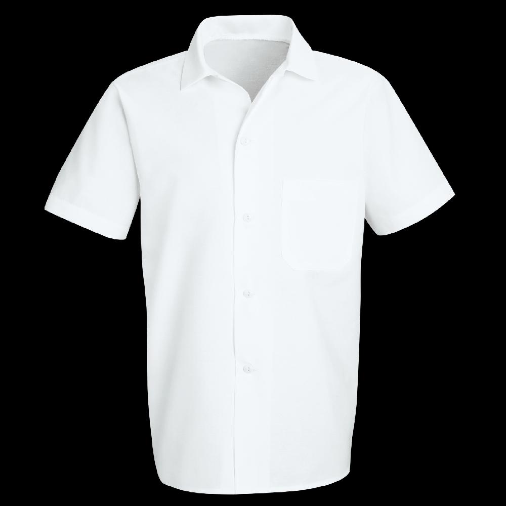 red kap Button-Front Cook Shirt