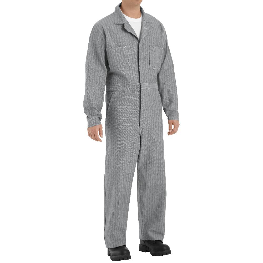 Red Kap Button-Front Cotton Coverall