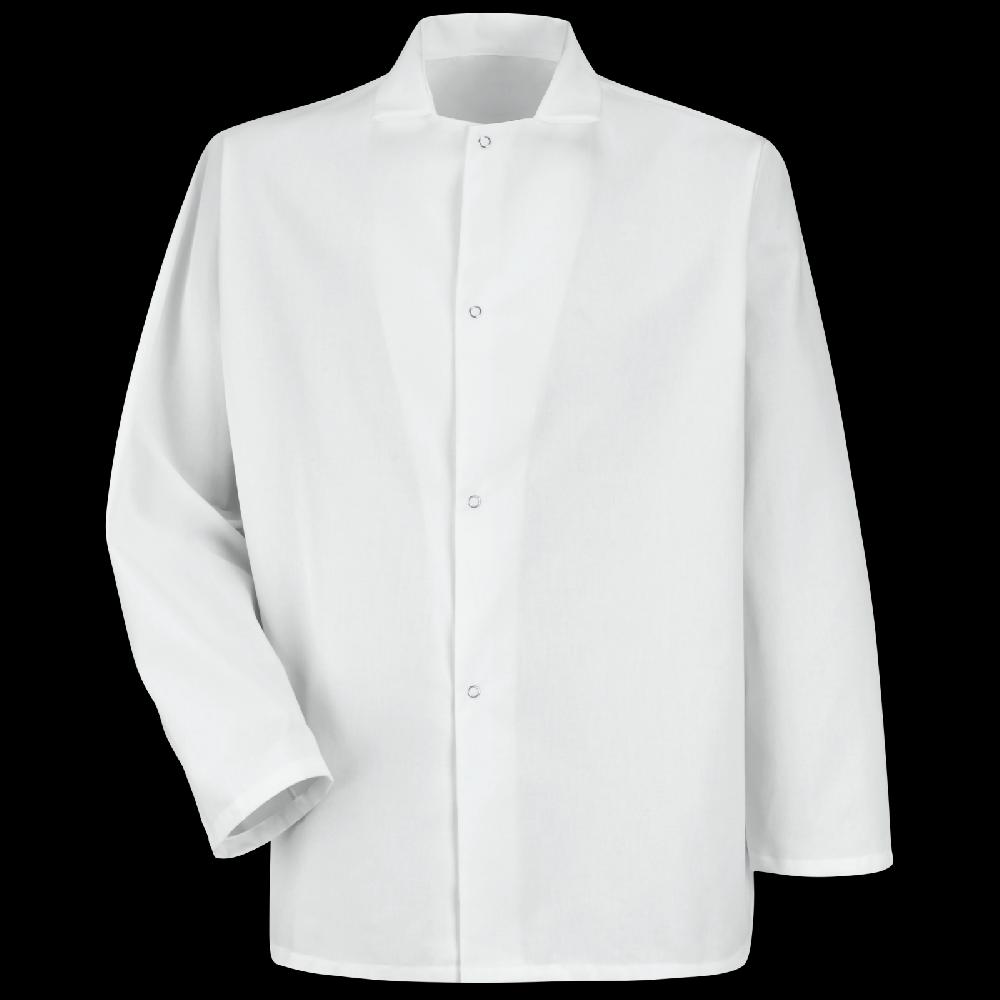 red kap Gripper-Front Short Butcher Coat