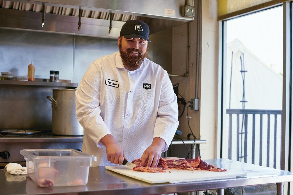 Red Kap Gripper-Front Short Butcher Coat