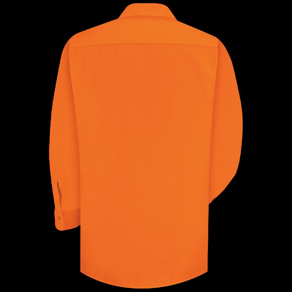 Red Kap Long Sleeve Enhanced Visibility Work Shirt