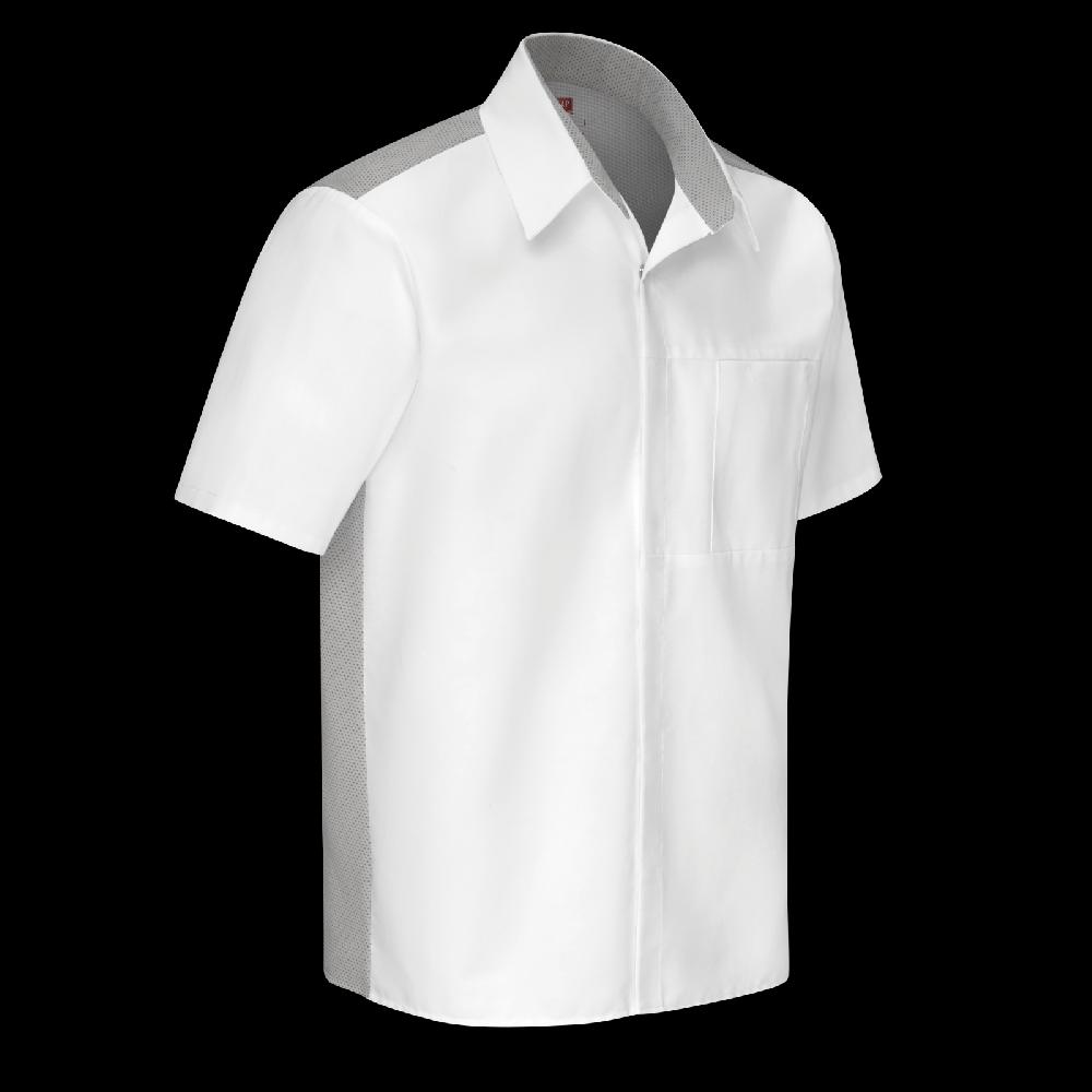 Red Kap Men's Airflow Cook Shirt With OilBlok