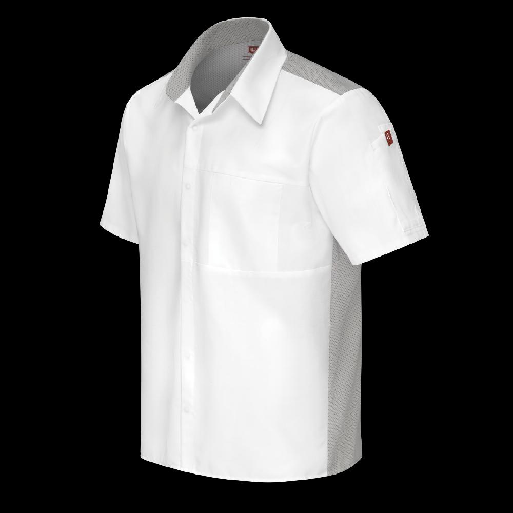 Red Kap Men's Airflow Cook Shirt With OilBlok