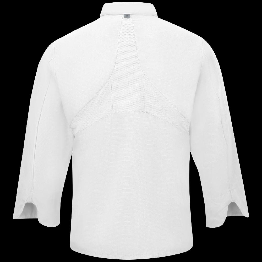 Red Kap Men's Chef Coat With OilBlok + MIMIX®