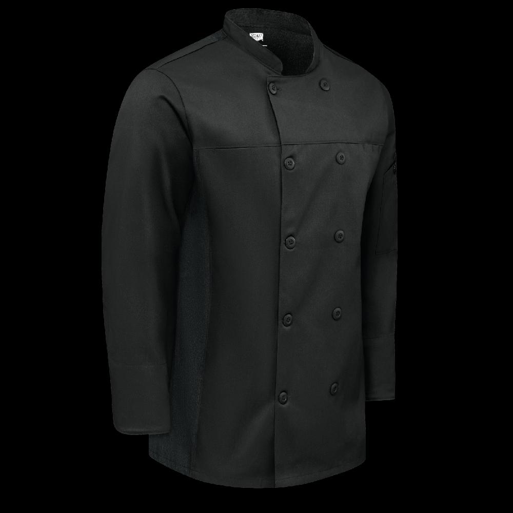Red Kap Men's Deluxe Airflow Chef Coat