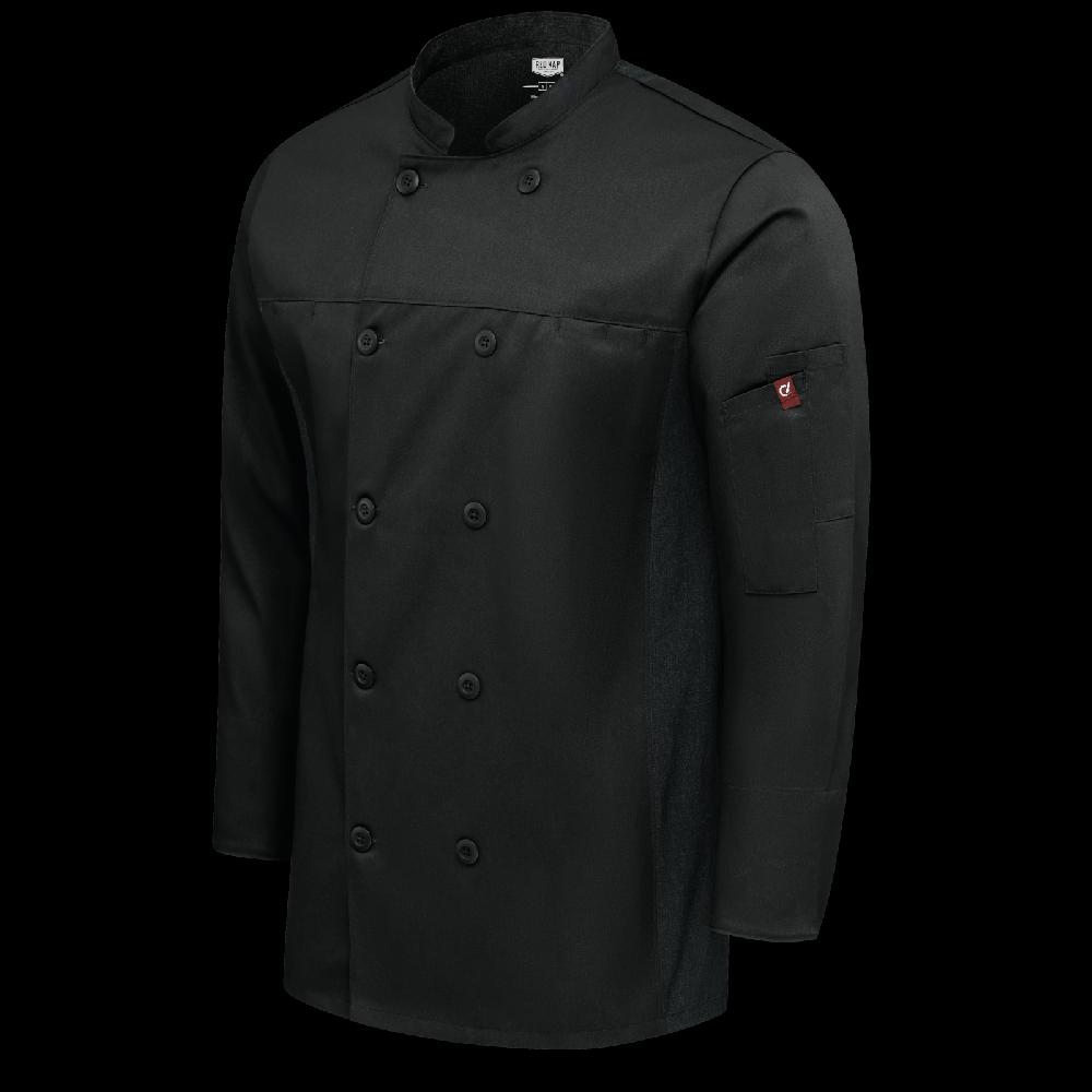 Red Kap Men's Deluxe Airflow Chef Coat