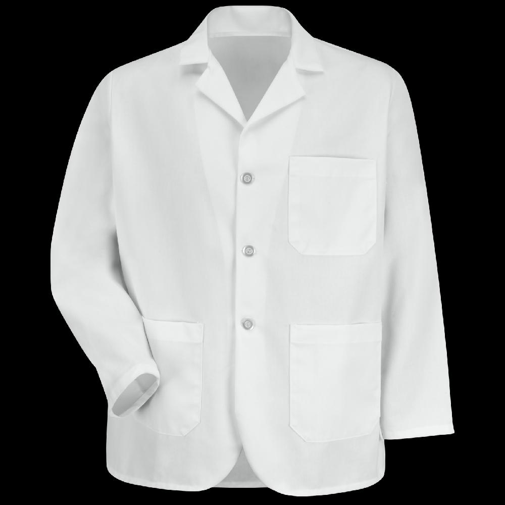 red kap Men's Long Sleeve Counter Coat