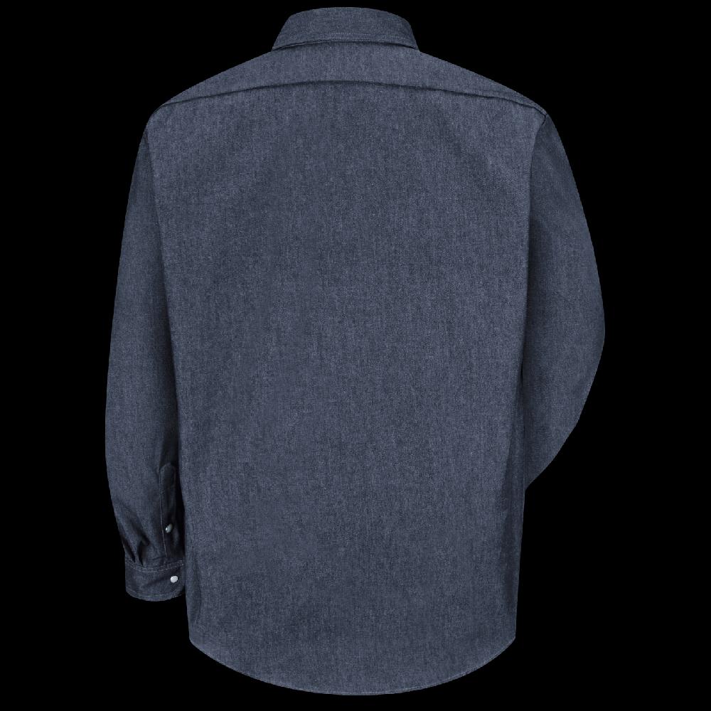 Red Kap Men's Long Sleeve Deluxe Denim Shirt