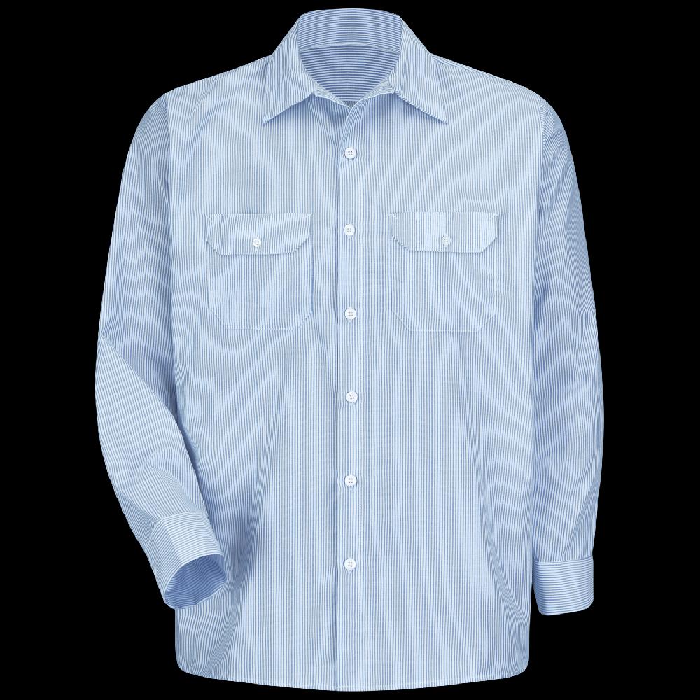 red kap Men's Long Sleeve Deluxe Uniform Shirt