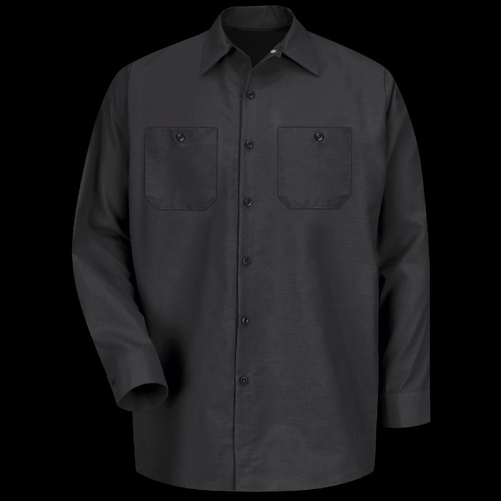 red kap Men's Long Sleeve Industrial Work Shirt