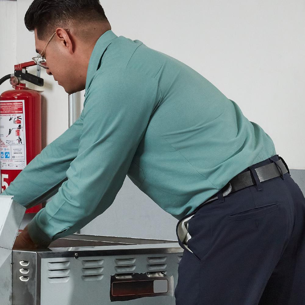 Red Kap Men's Long Sleeve Industrial Work Shirt