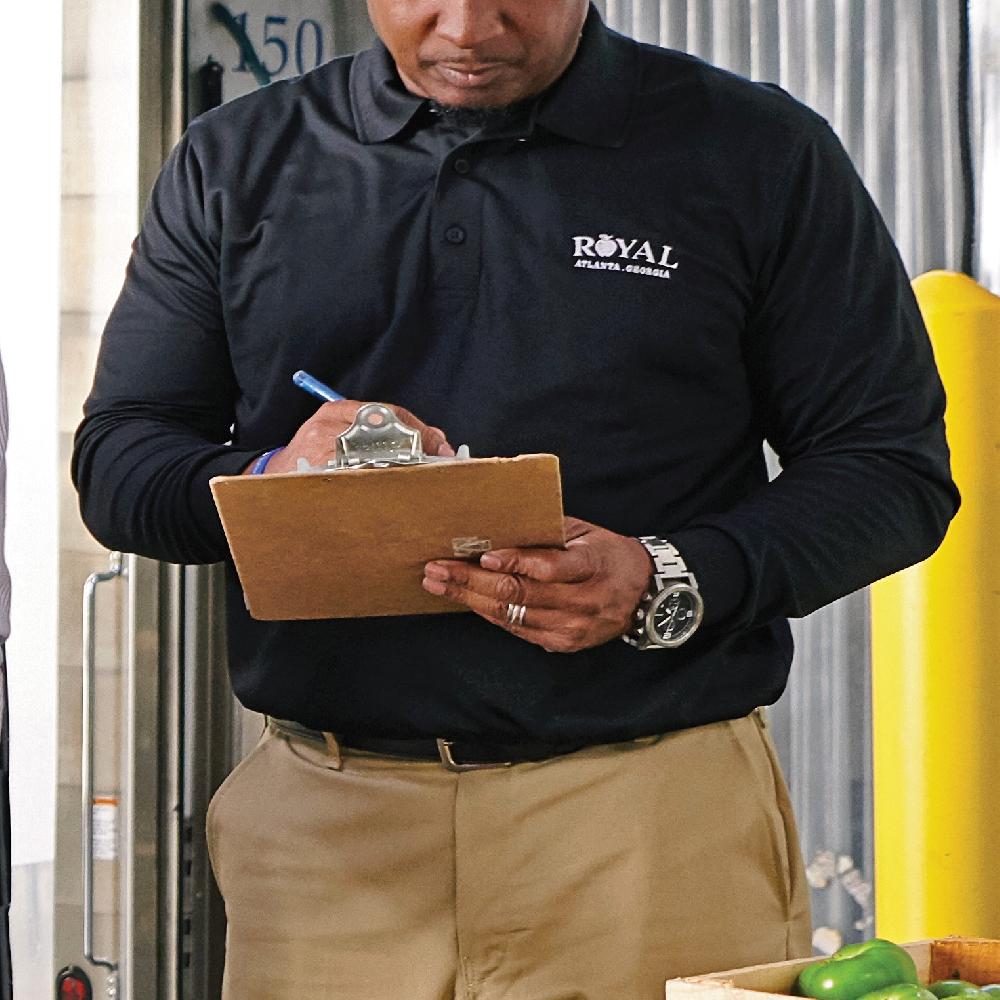 Red Kap Men's Long Sleeve Performance Knit® Polo