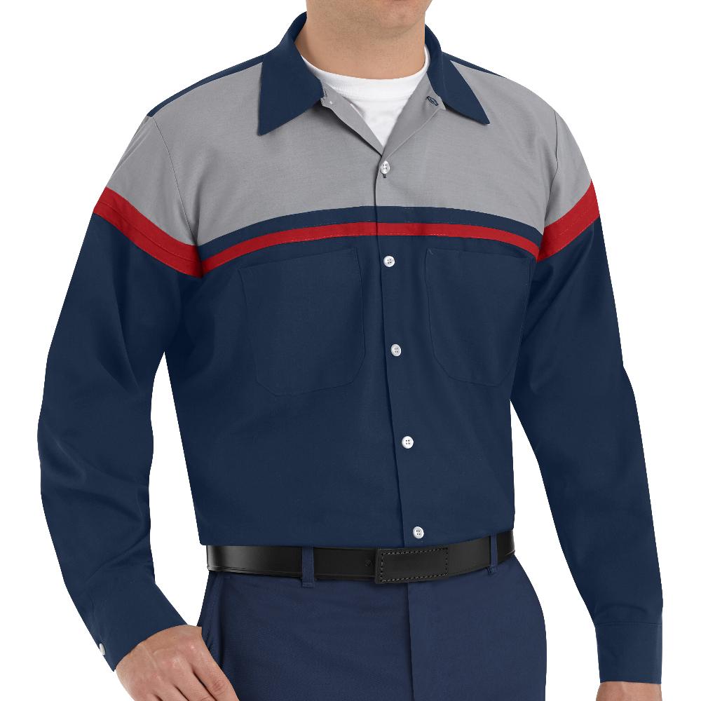Red Kap Men's Long Sleeve Performance Tech Shirt