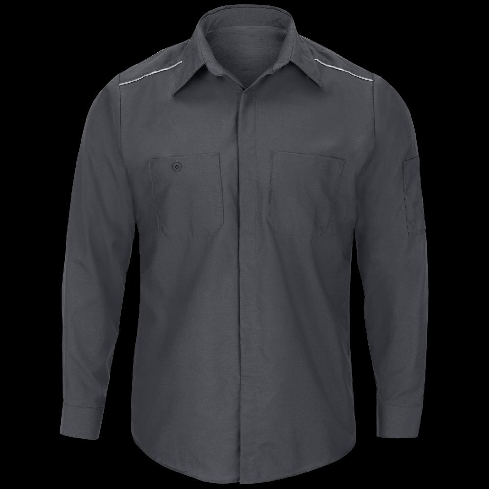 red kap Men's Long Sleeve Pro Airflow Work Shirt