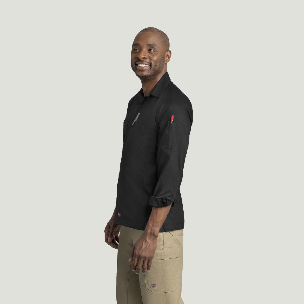 Red Kap Men's Long Sleeve Solid Crew Shirt