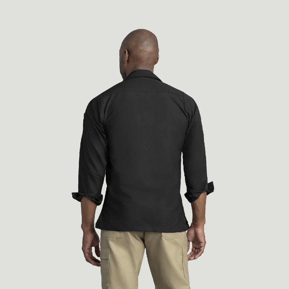 Red Kap Men's Long Sleeve Solid Crew Shirt