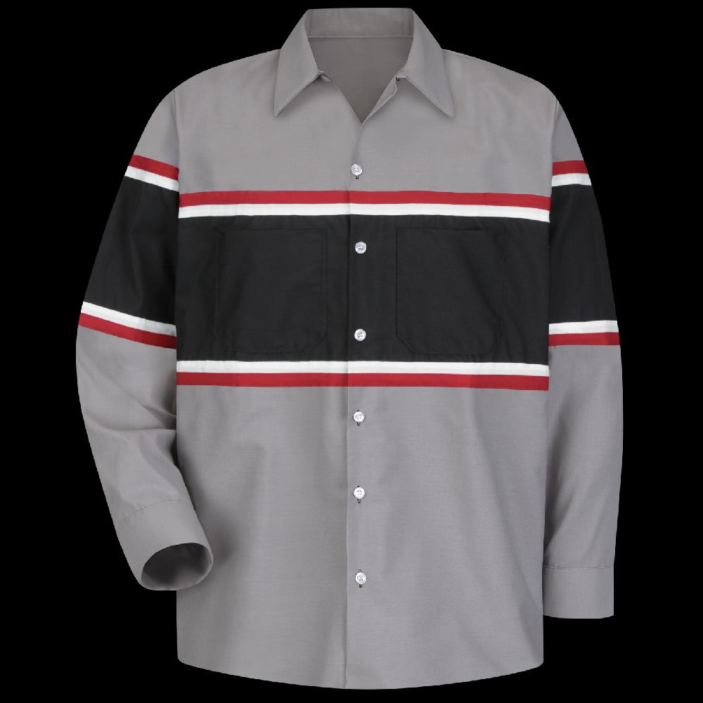 red kap Men's Long Sleeve Technician Shirt