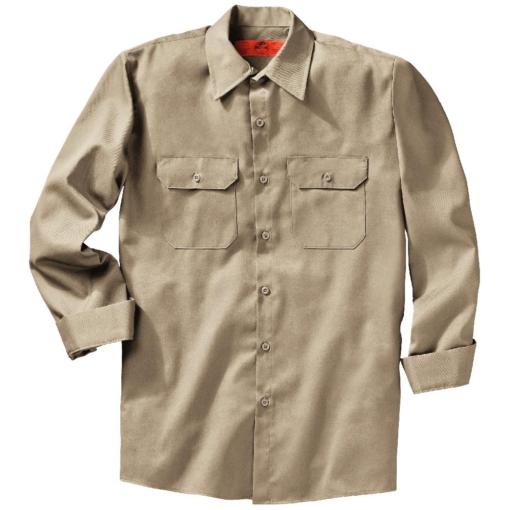 Red Kap Men's Long Sleeve Utility Uniform Shirt