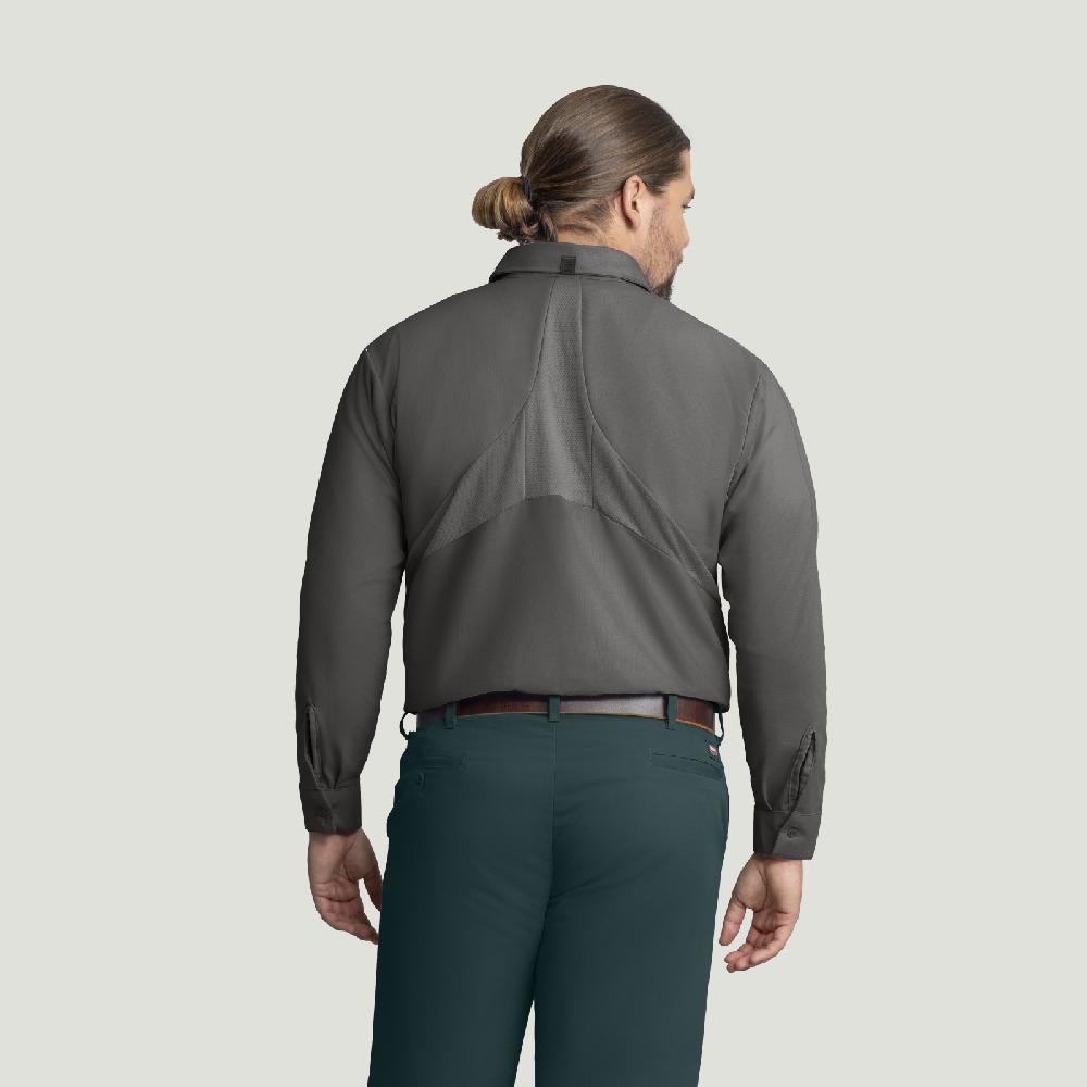 Red Kap Men's Long Sleeve Work Shirt With MIMIX®