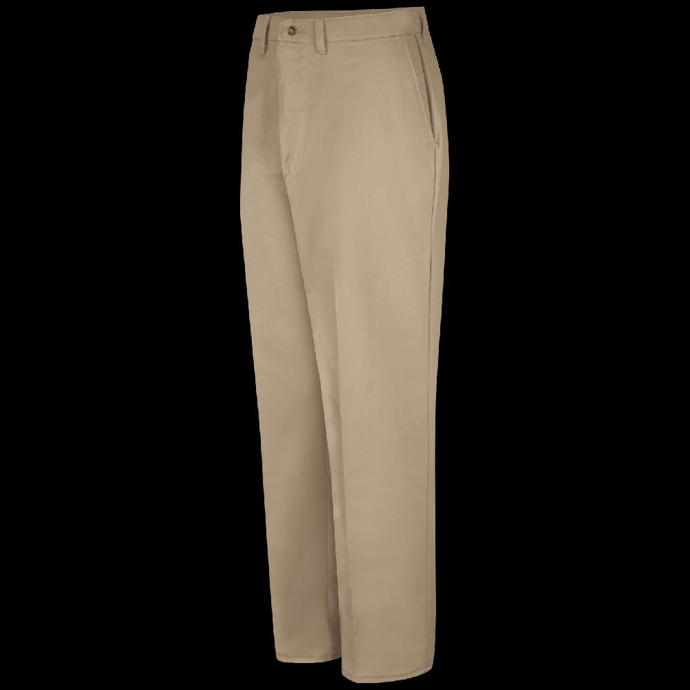 red kap Men's Plain Front Cotton Pant