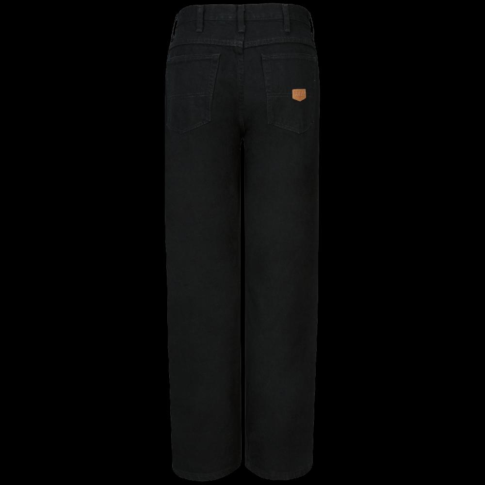 Red Kap Men's Relaxed Fit Black Jean