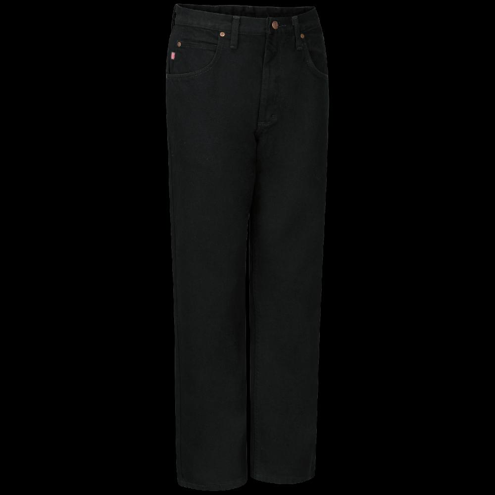 Red Kap Men's Relaxed Fit Black Jean