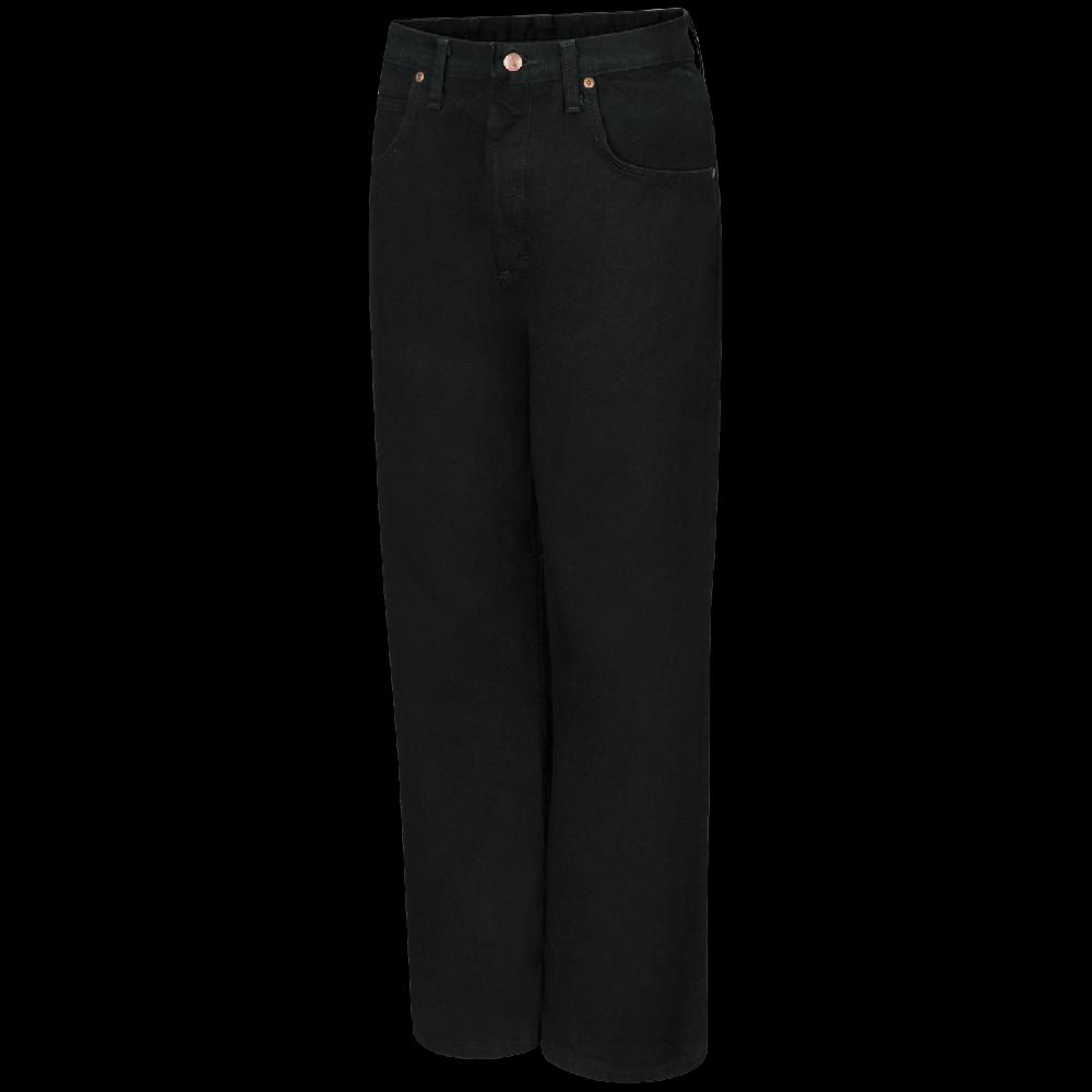 red kap Men's Relaxed Fit Black Jean