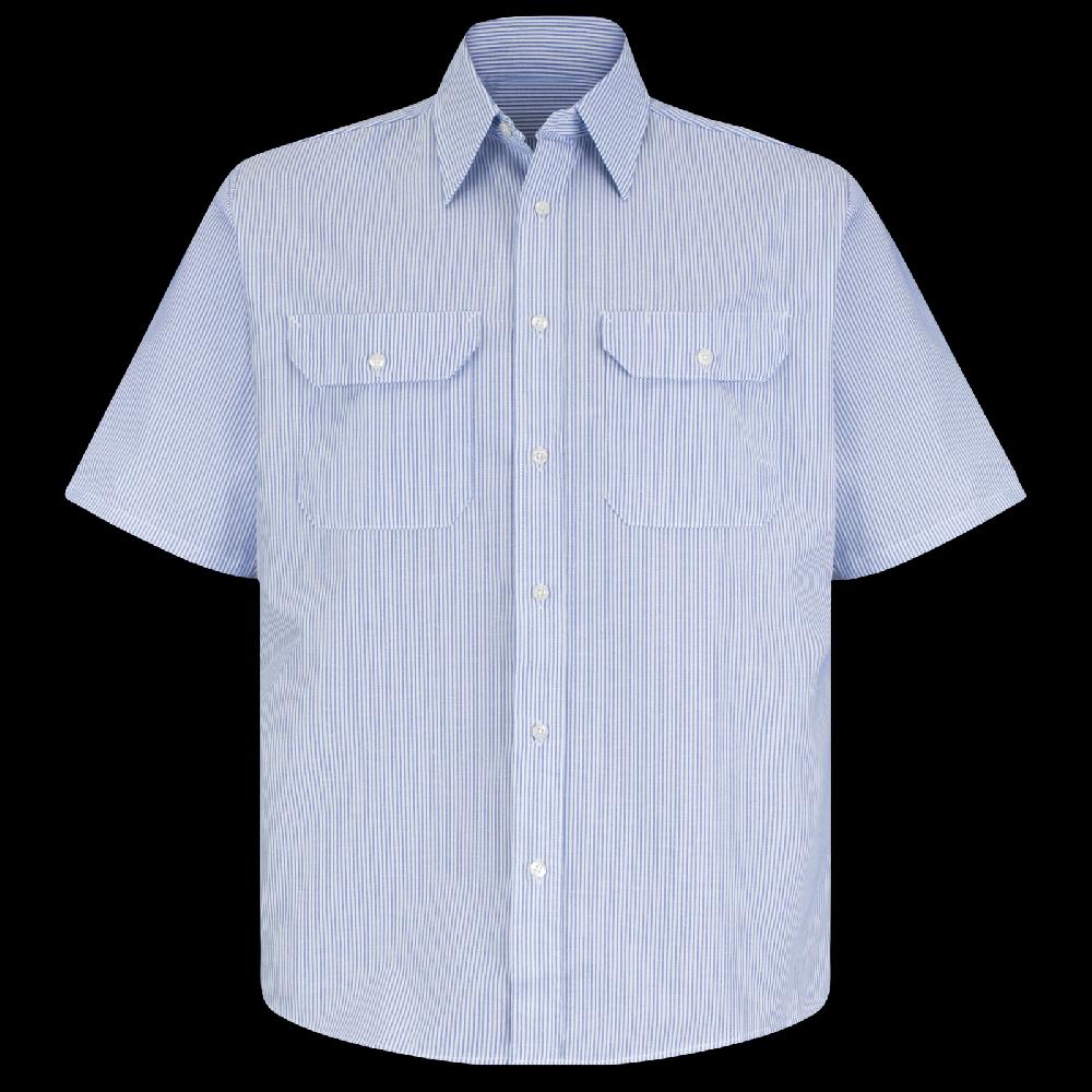 red kap Men's Short Sleeve Deluxe Uniform Shirt