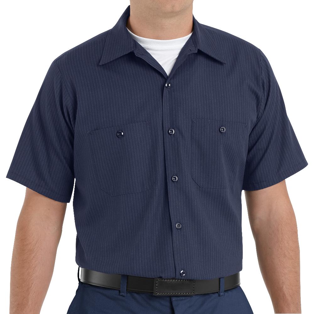 Red Kap Men's Short Sleeve Durastripe® Work Shirt