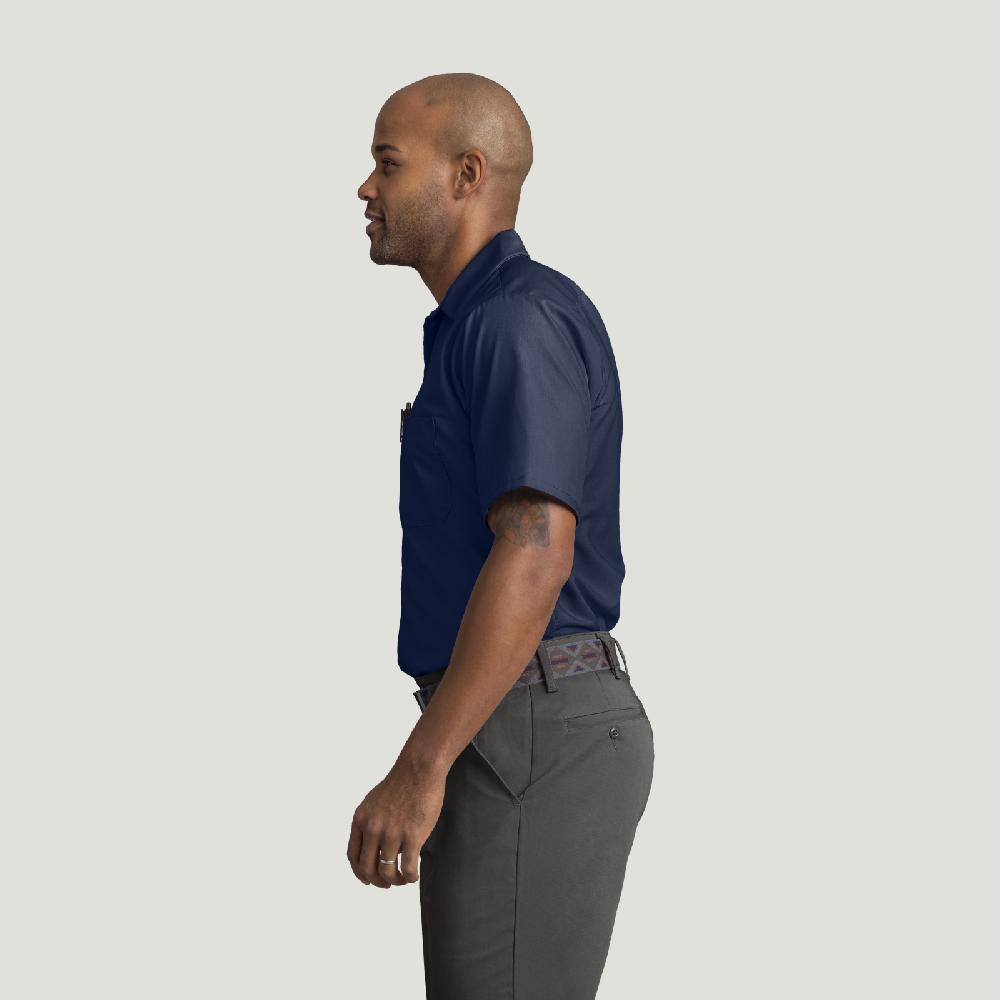 Red Kap Men's Short Sleeve Industrial Work Shirt