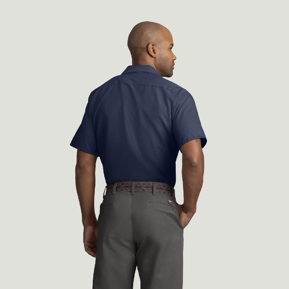 Red Kap Men's Short Sleeve Industrial Work Shirt