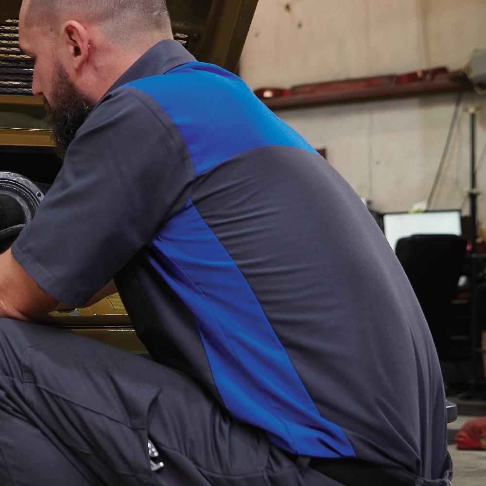 Red Kap Men's Short Sleeve Motorsports Shirt