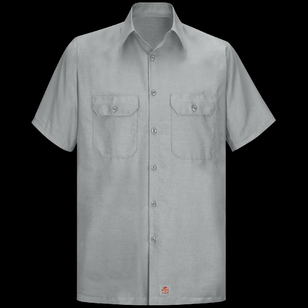 red kap Men's Short Sleeve Solid Rip Stop Shirt