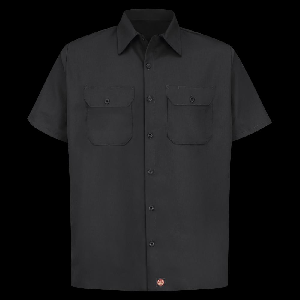 red kap Men's Short Sleeve Utility Uniform Shirt