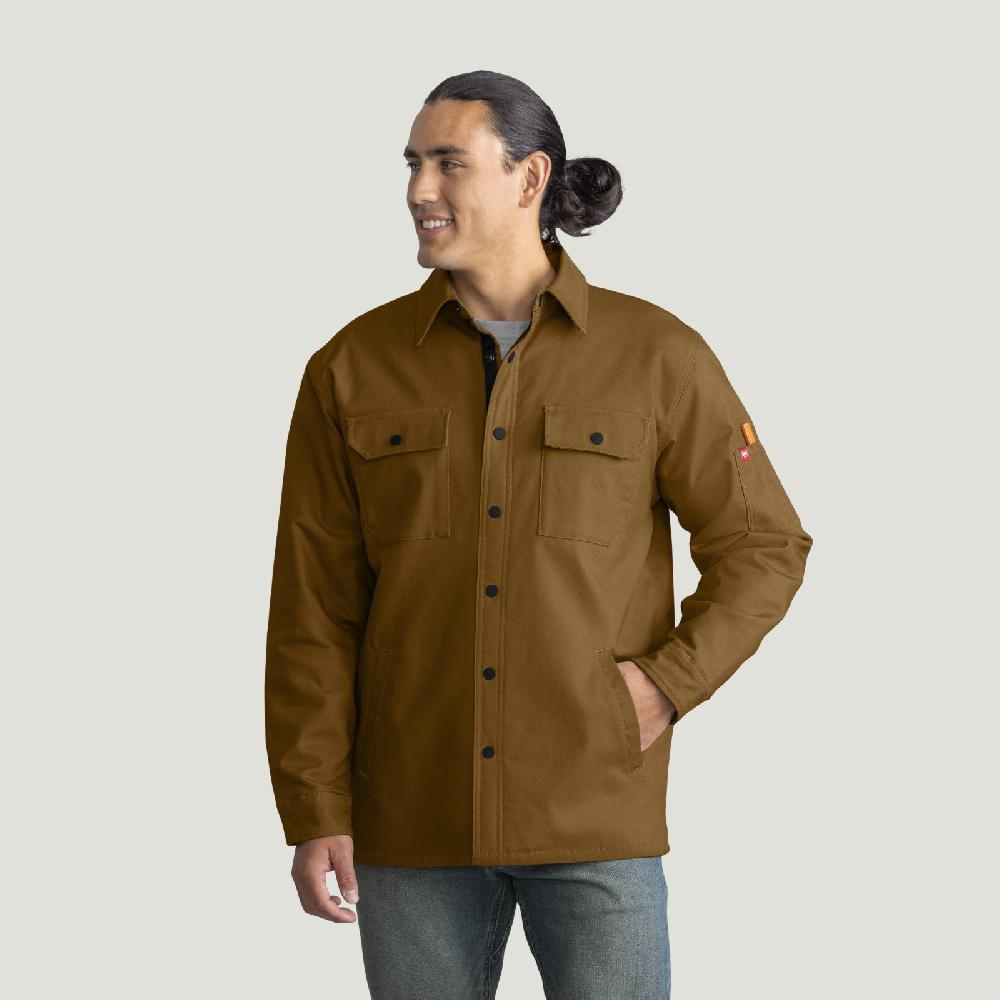 red kap Men's Water Repellent Shirt Jacket