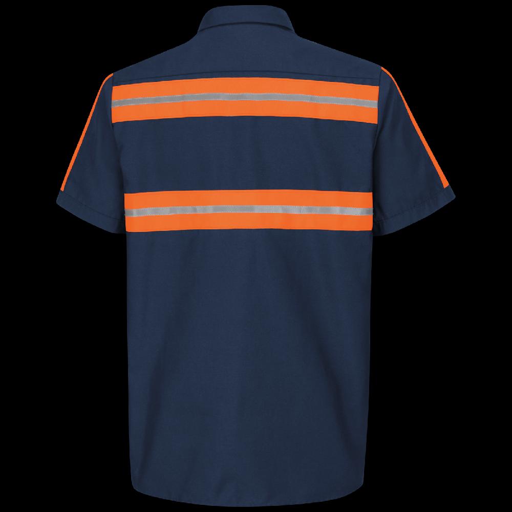 Red Kap Short Sleeve Enhanced Visibility Shirt