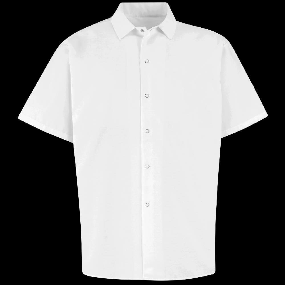 red kap Spun Poly Long Cook Shirt