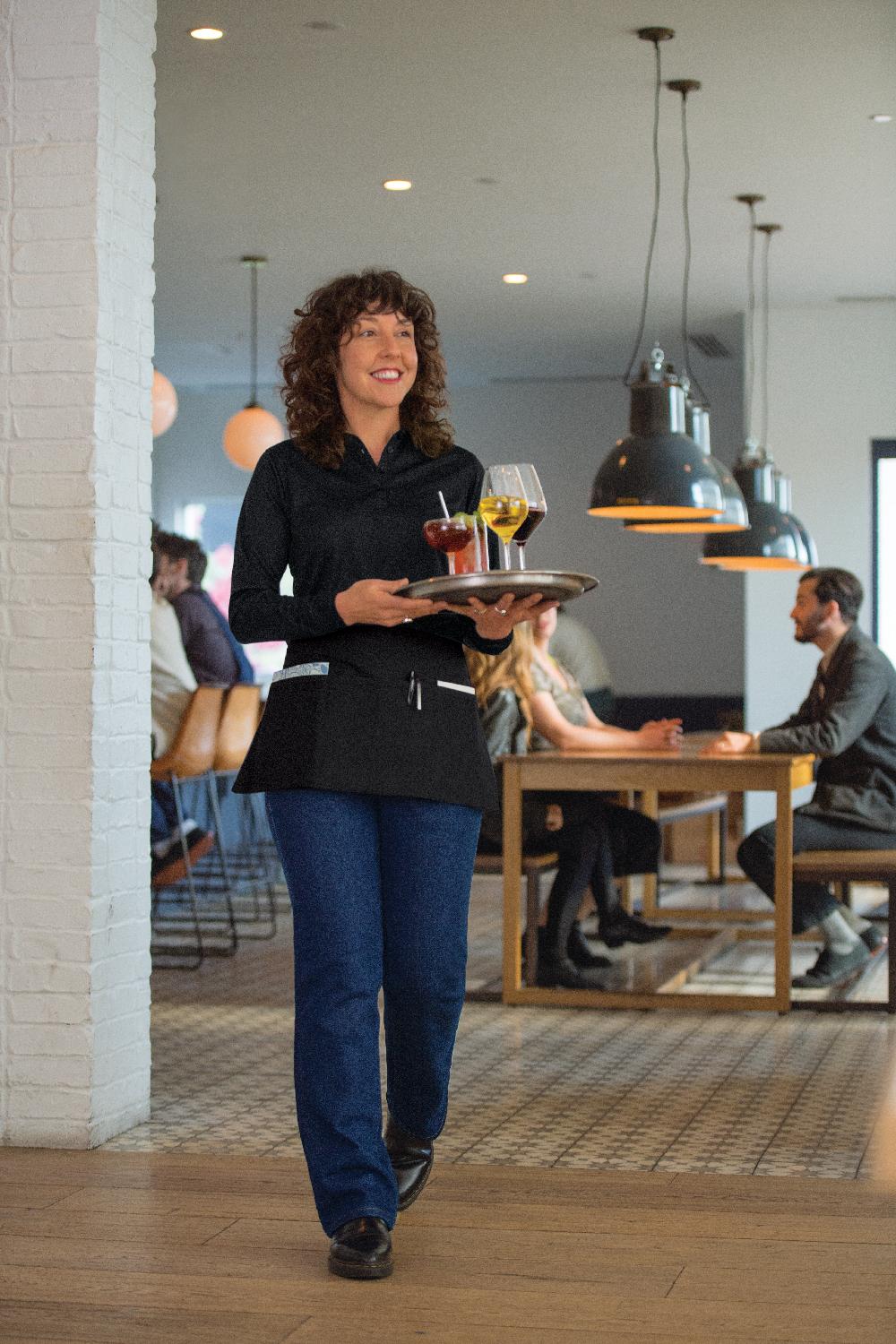 Red Kap Waist Apron With Squared Corners