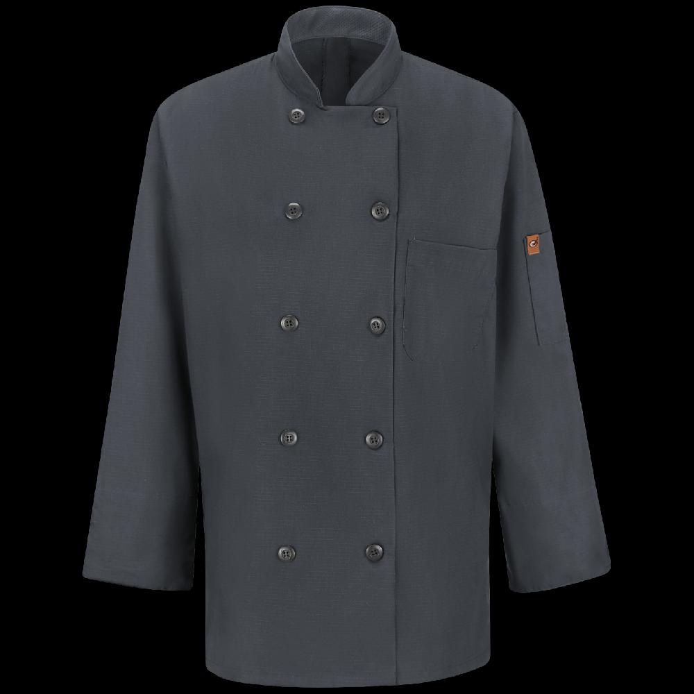 red kap Women's Chef Coat with OilBlok + MIMIX®