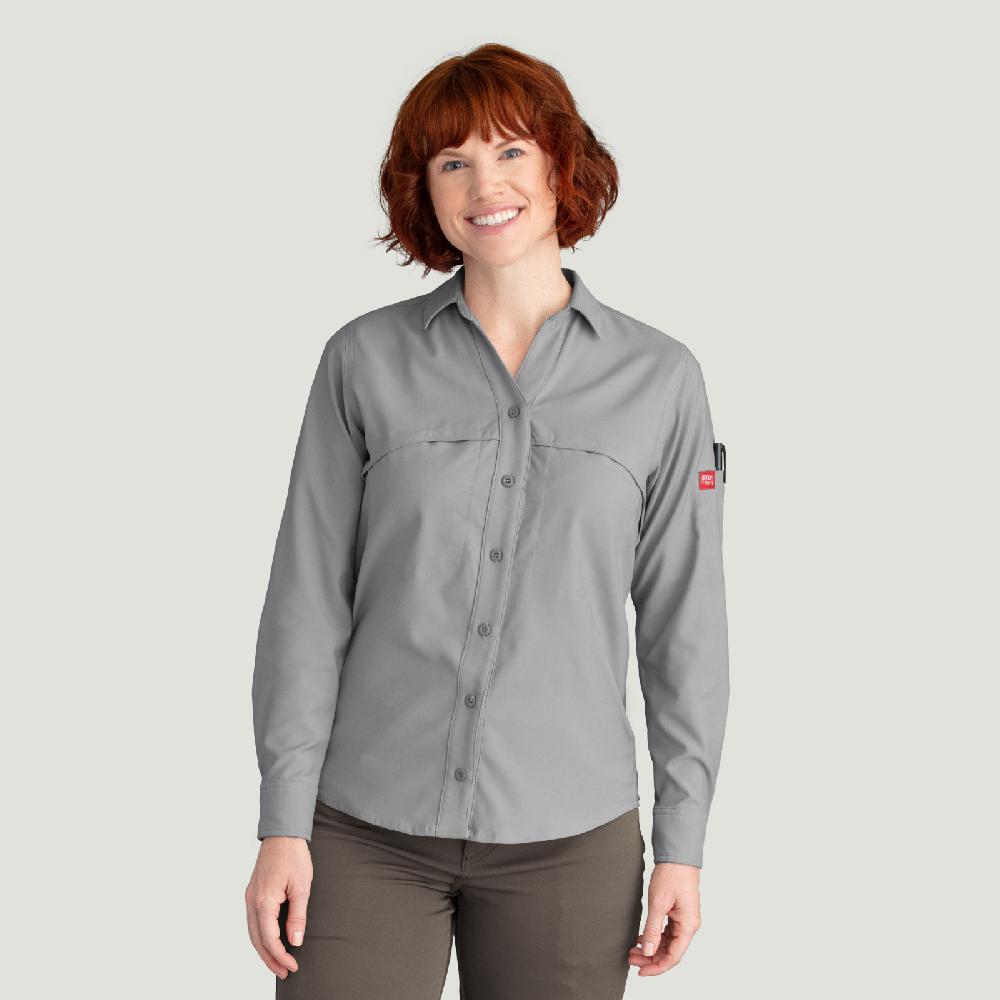 red kap Women's Cooling Long Sleeve Work Shirt