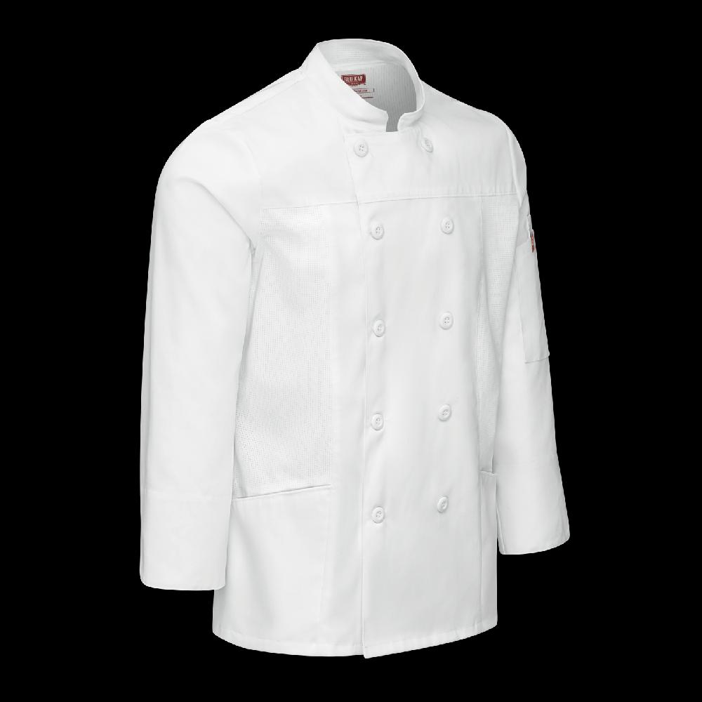Red Kap Women's Deluxe Airflow Chef Coat