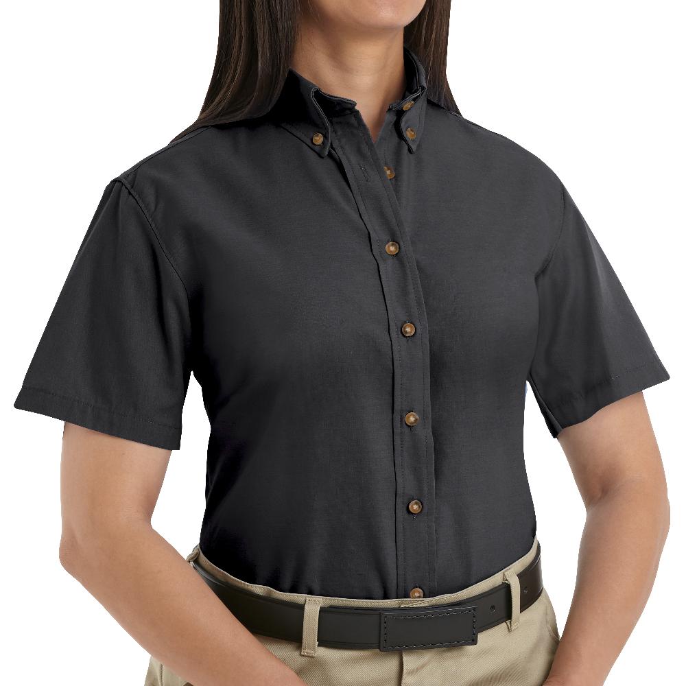 Red Kap Women's Short Sleeve Poplin Dress Shirt