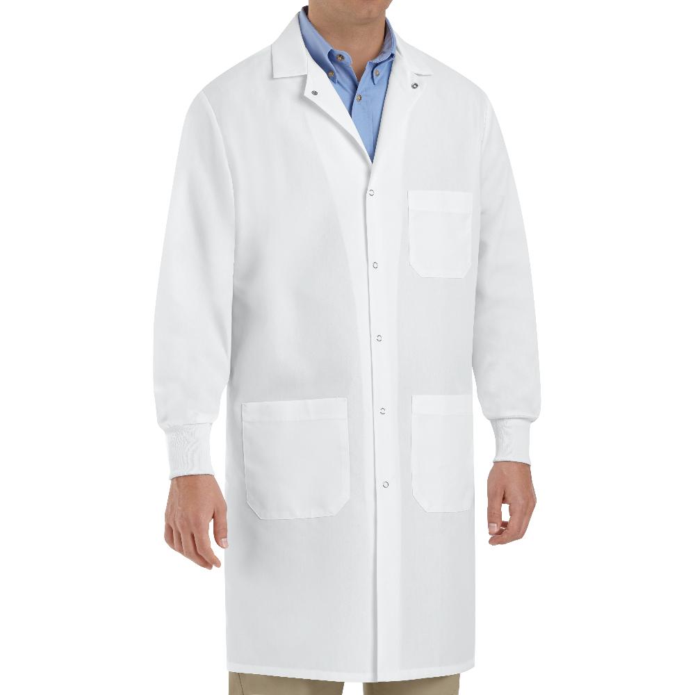 Red Kap Unisex Specialized Cuffed Lab Coat With Exterior Pocket