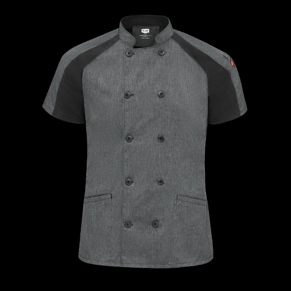 red kap Women's Airflow Raglan Chef Coat with OilBlok